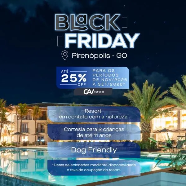 PYRENÉUS RESIDENCE GAV Resorts, hotel v destinaci Pirenópolis