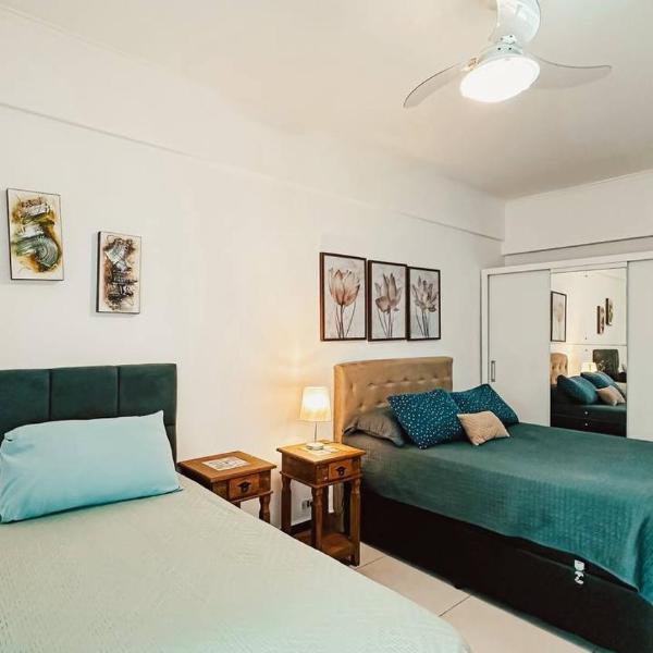 Apartamento Guarujá, Frente Mar! Pé na Areia, TOP! - Foto 2