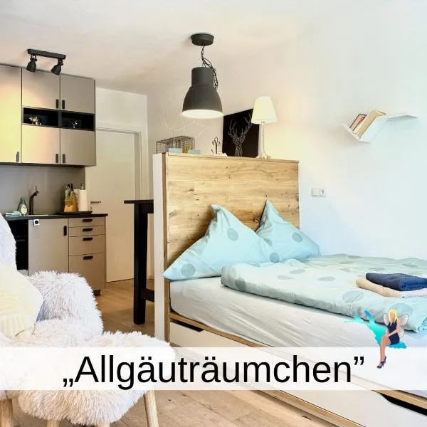 Ferienapartment Allgäuträumchen - modernes Apartment im Allgäu mit Außensitzplatz, hótel í Scheidegg