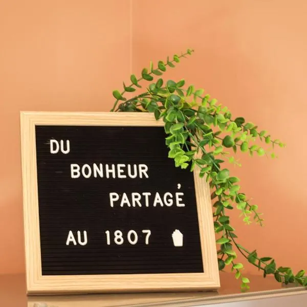 L'appart 1807 - Spacieux - Proche centre et zone portuaire - Parking, hotel en Dole