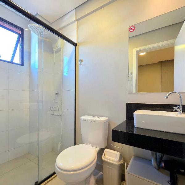 Flat novo e moderno, 4 pessoas ao lado do Paraguai - Foto 3
