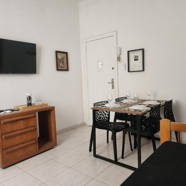 Sala e quarto a 1 quadra da praia de Copacabana - Foto 5