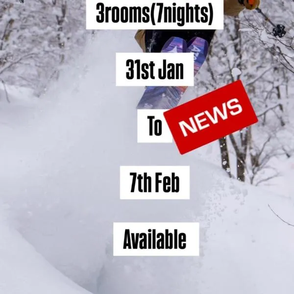 A short walk to Akakura Onsen Ski Lift and Town by Japow House, hotel em Myoko