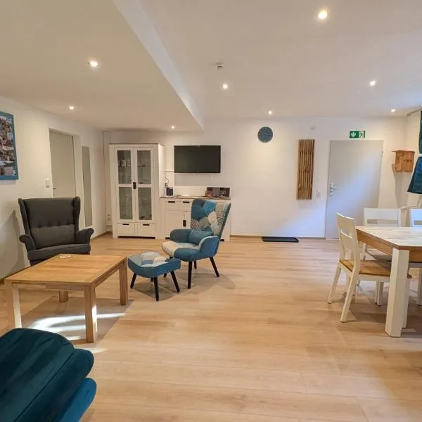 Zentrumsnahe, ruhige Souterrainwohnung AlBaggers, hotel in Dinkelsbühl