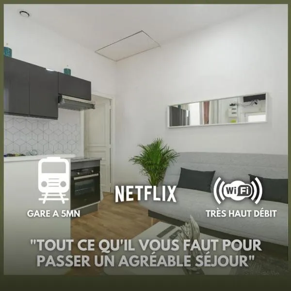 Le Petit Cosy de la Gare - Wifi: Drancy'de bir otel