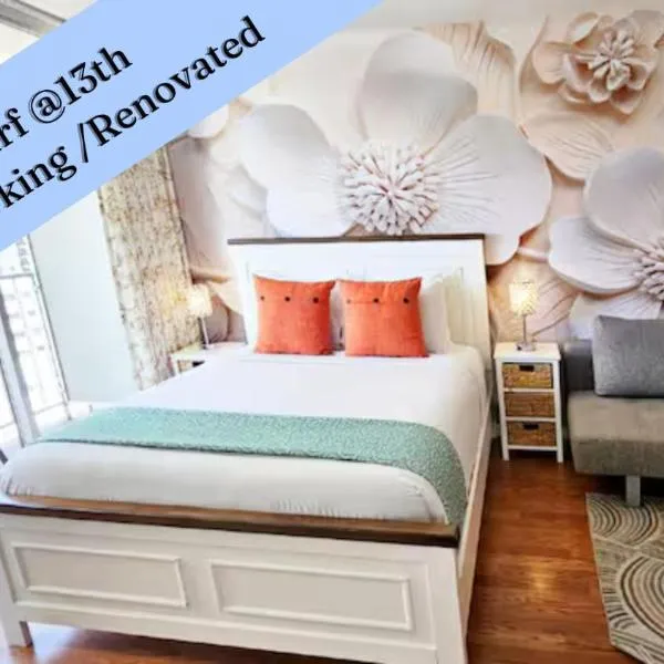 Marine Surf 13th Renovated with Small Parking Space, hotel in Honolulu