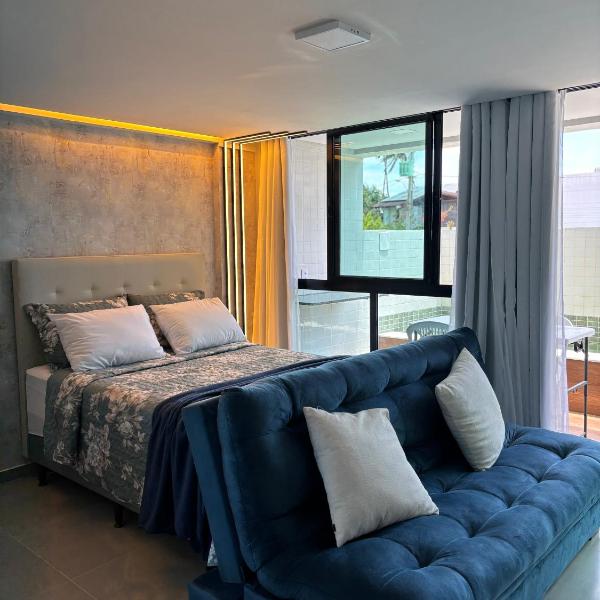 Sunny Beach Flat com piscina privativa - porto de galinhas