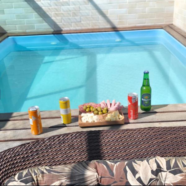 Cobertura com Piscina Privativa em Resort Pé na Areia