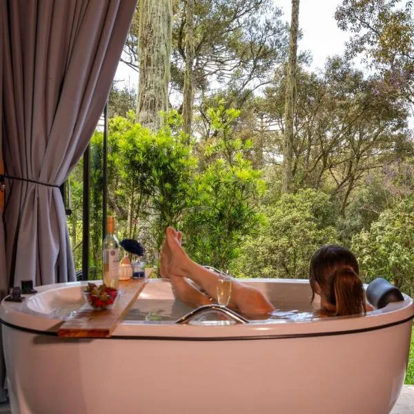 Cabana na Serra Lareira e Vista Deslumbrante, hotel v destinaci Rio Rufino