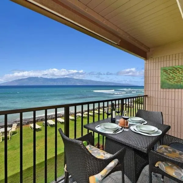 Kaleialoha 210 · KA 210 OceanFront 1BD Tropical Getaway w AC – hotel w mieście Kahana