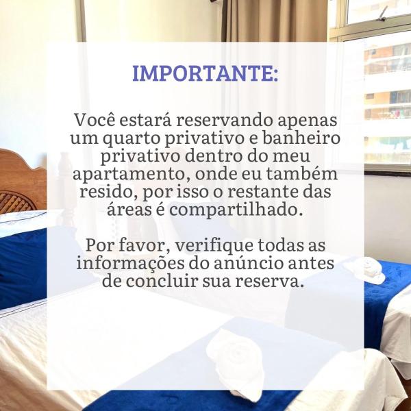 Quarto Privativo na AvBeira mar - Apto familiar - Foto 5