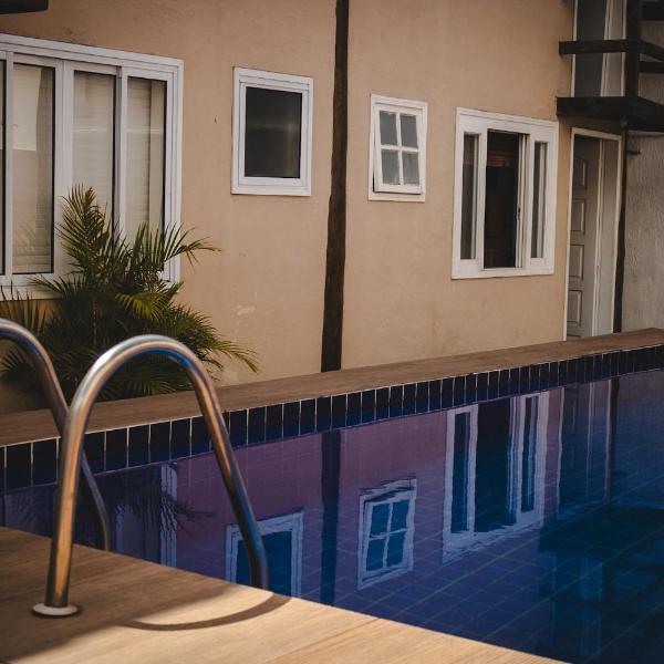 Chalé confortável com piscina em Maresias