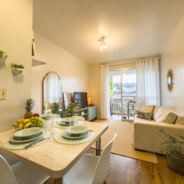 C187 Apartamento aconchegante a duas quadras da praia
