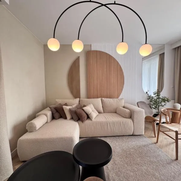 Family & Business Sauna Apartments Baltic Horizon No 3 PREMIUM SPA - 3 Bedroom with Private Sauna, Jacuzzi, Rooftop Gym & Panoramic Terrace, Balcony, Underground Garage, hotel in Gdańsk