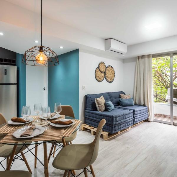BHaus Itaim Canadá - Grand Apartament 1 quarto - Cama Queen - Vaga de garagem - Rua Joaquim Floriano - JK - Próximo ao Parque Ibirapuera - ca2 - Foto 4