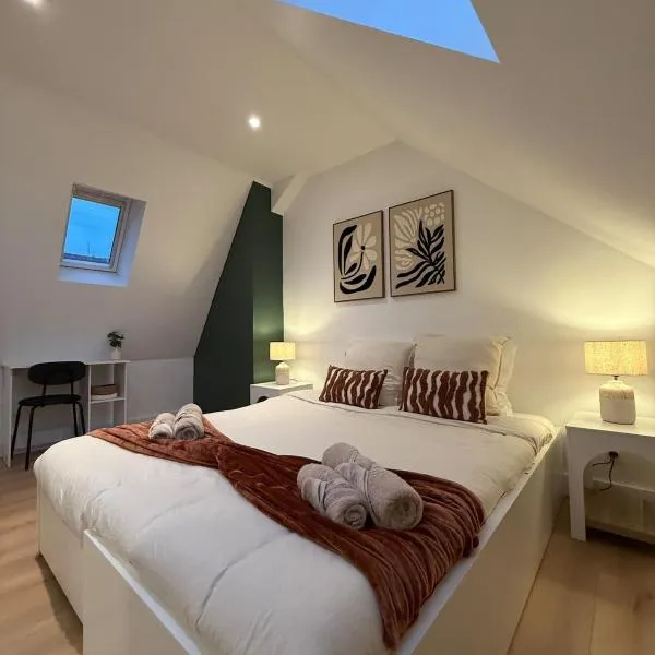 Casa Verde - T4, Proche plage, hotel en Dunkerque