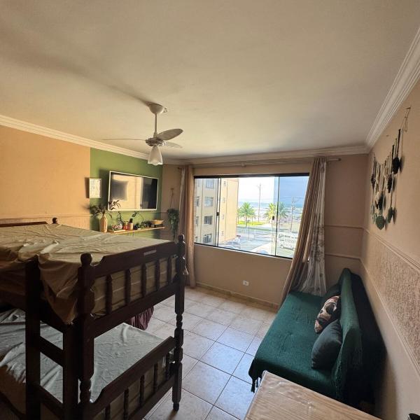 Apartamento pé na areia na Vila Caiçara Wi-Fi e estacionamento - Foto 5