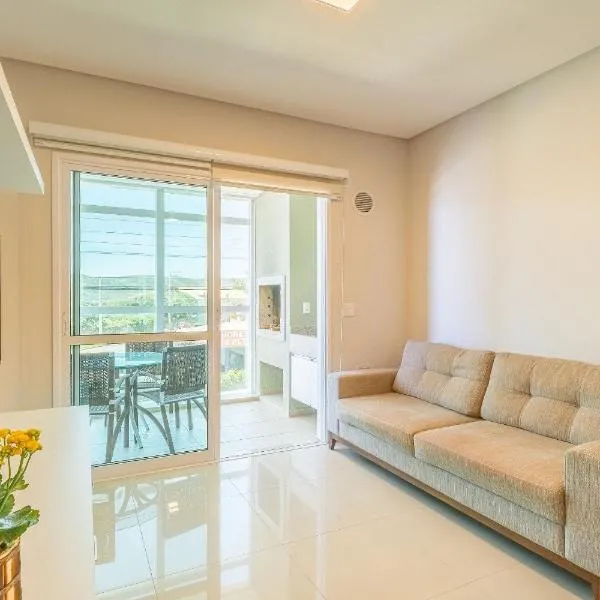 Apartamento vista para o mar com 02 dormitórios, hotel a Canto Grande