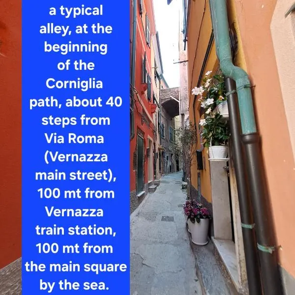 Le Stanze del Barbara – hotel w mieście Vernazza