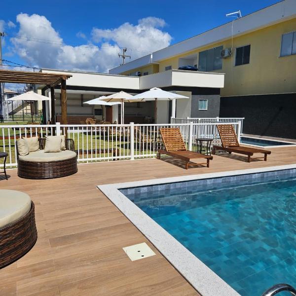 Apto 250mt Praia Coroa Vermelha 2 Quartos com Ar Condicionado