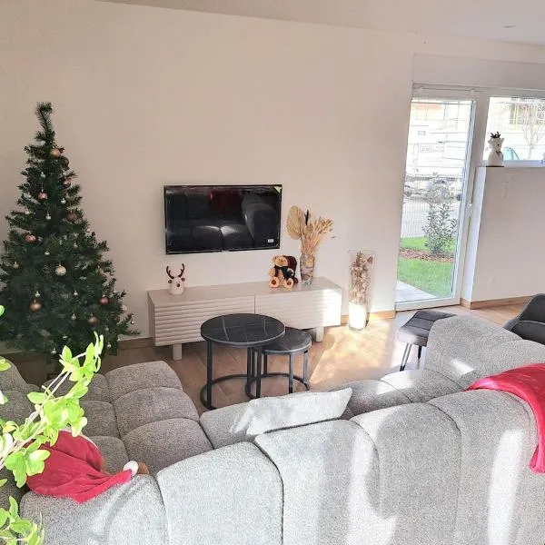 Chez Fernand à Colmar Maison neuve tout confort avec jardin et parking inclus, hôtel à Colmar