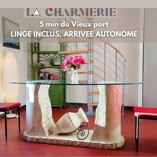 ღ LA CHARMERIE Duplex climatisé à 5min du Vieux Port, hotel v destinaci Marseille