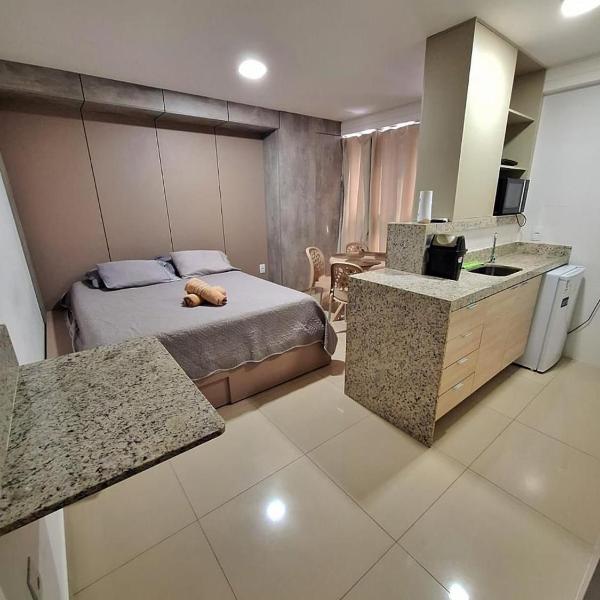 Flat Golden Beach Home - Prédio de frente para o Mar