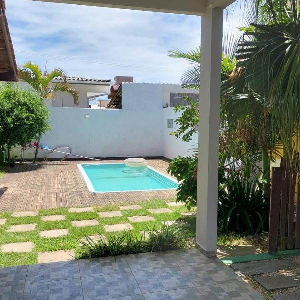 Confortável casa 3d com piscina, ideal para 6 pessoas 650 mt Praia - Foto 4