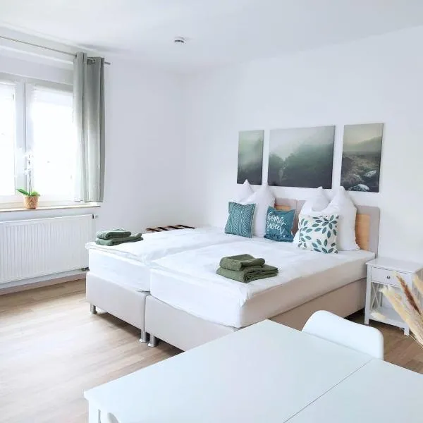 Platz für Gruppen - 4 Schlafzimmer mit TV, hotel in Ulm