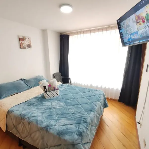 Aparta-estudio INTELIGENTE en zona norte, cerca de UPTC, Unicentro y Viva Tunja, hotel in Tunja