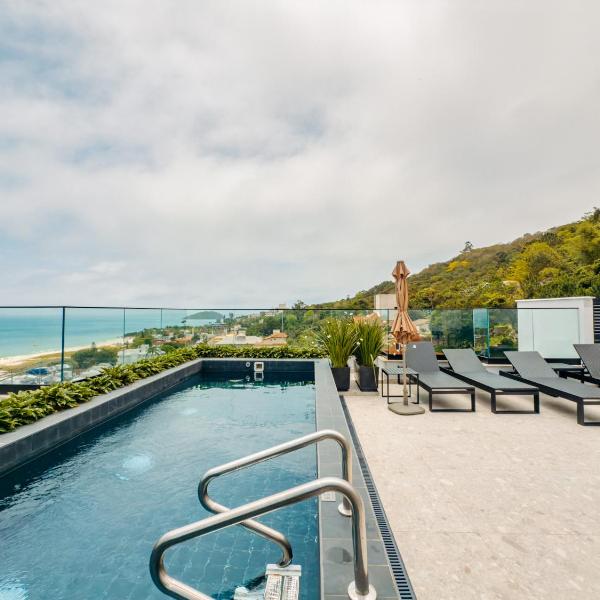 C157 Loft com vista da praia de Canajurê