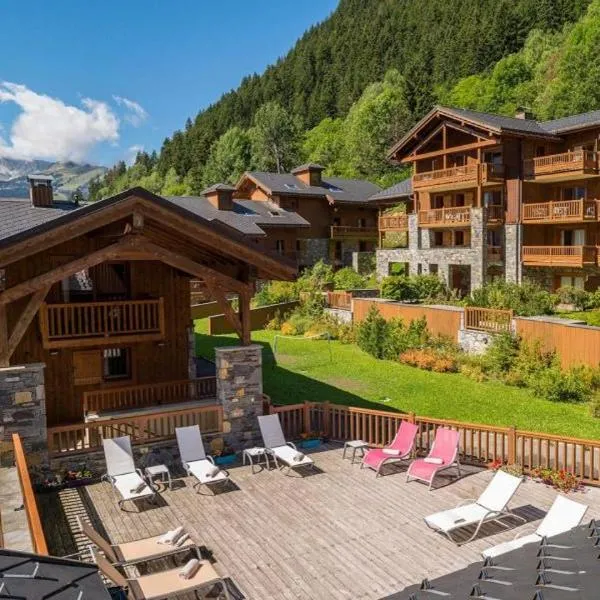 Bijolin · 6 pers · Piscine & Spa · Vue montagne, hotell i Champagny-en-Vanoise