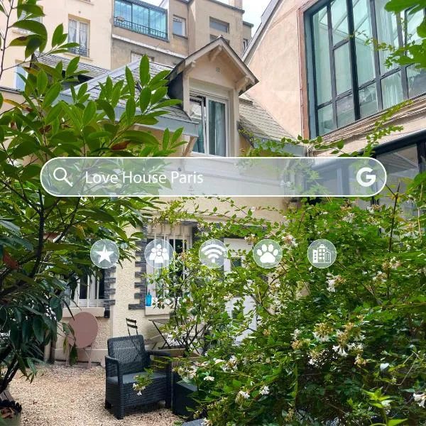 Love House - Maison entière et son jardin - Rare à Paris, hotel v Paříži