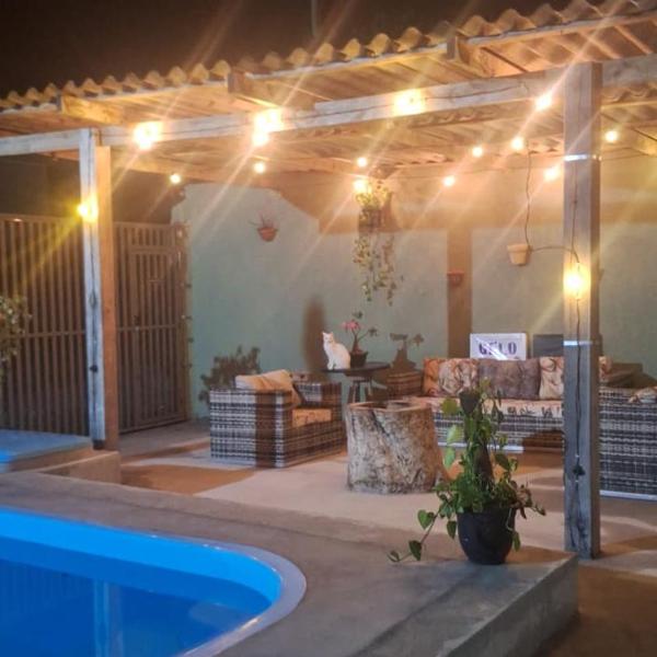 Pousada Recanto Vo da Maria com Piscina a 440mt da praia - Foto 5