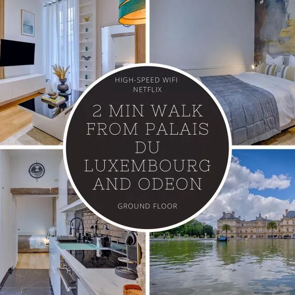 Chic Paris flat near Luxembourg garden and Odéon, hotel v Paříži