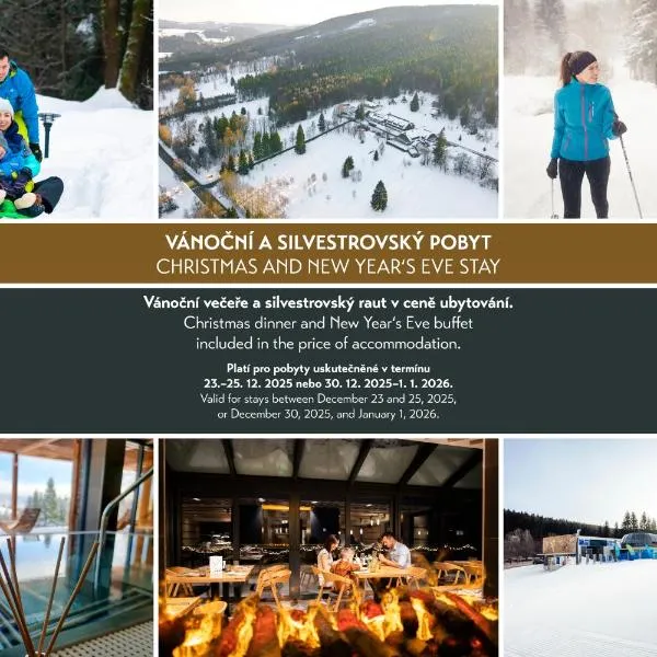 Amenity Hotel & Resort Orlické hory、デシュトネー・フ・オルリツキーフ・ホラーフのホテル