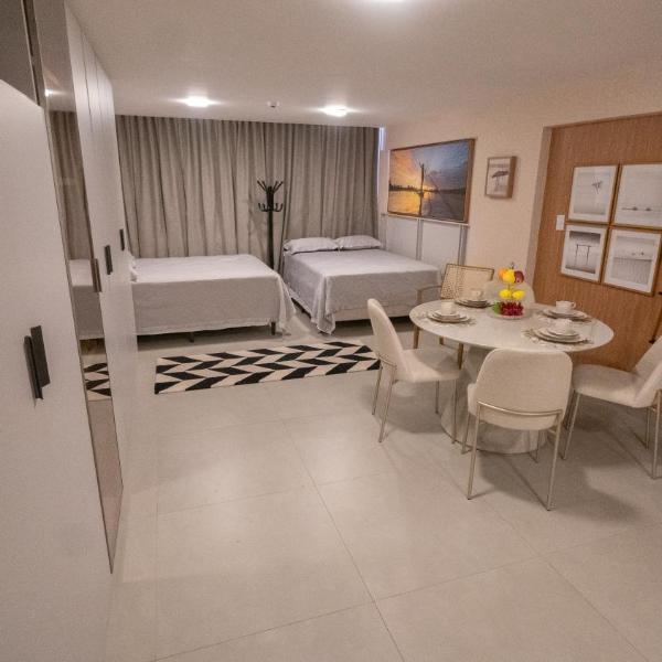 Lindo Flat 303 na praia de Cabo Branco em João Pessoa