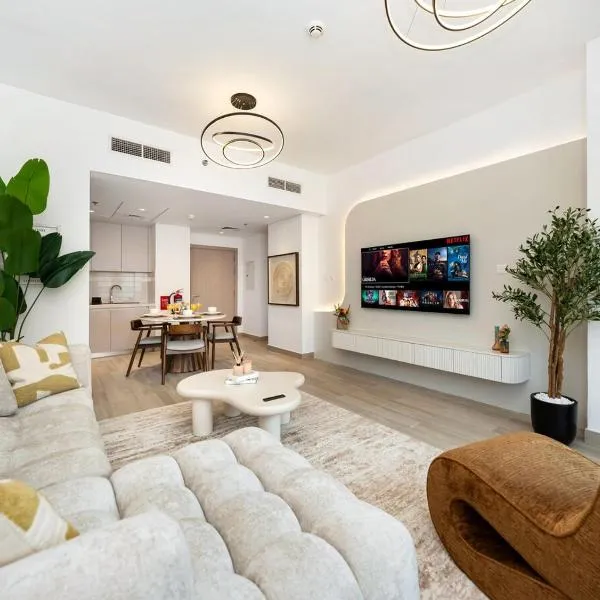 Elite Nest - New Modern 1BR just 1 min to SeaWorld & Ferrari World، فندق في أبوظبي