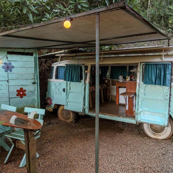 Quinta do Vale - Kombi Home: Lago, escorrega, cascata, piscina, fogo de chão