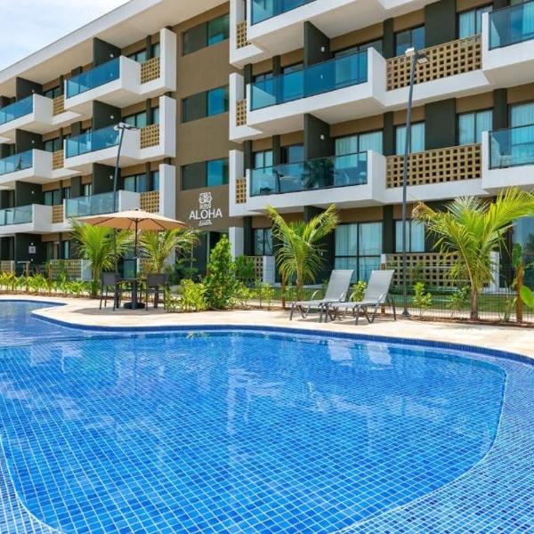 Mana Beach Flat completo - 2 quartos 2 banheiros 2 vagas garagem com vista para o mar e piscinas