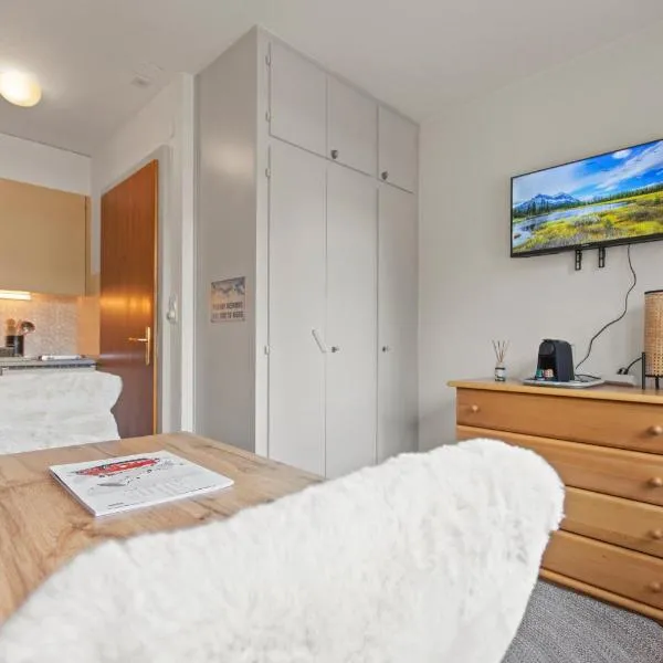 Crans-Montana में, होटल Crans-Montana centre - Studio Ski 2 pers