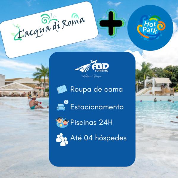 Lacqua diRoma Caldas Novas com diversão no Hot Park
