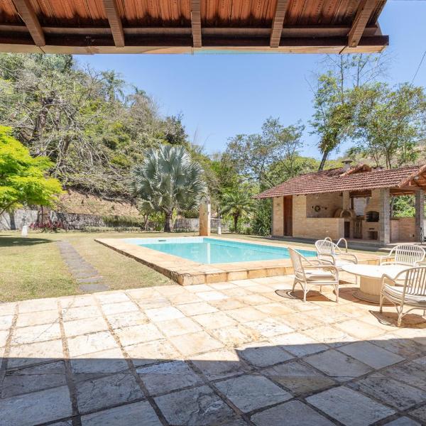 Sítio Piscina, Churrasqueira e Lareira em Vassouras - Foto 4