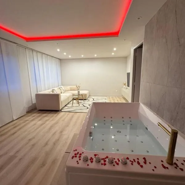 Élégant appartement avec Spa Jacuzzi、ストラスブールのホテル