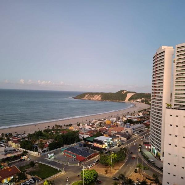 Flat mobiliado em Ponta Negra com vista e conforto