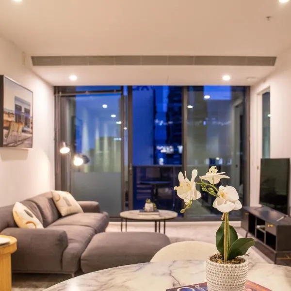 Balcony, Free Parking, Workspace, Shared Pool & Gym, hotel i Melbourne