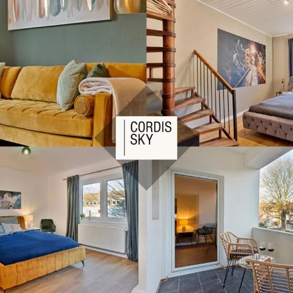 Villa trifft Zeche by Cordis Sky für bis zu 7 Personen 5 Minuten zur Messe Essen und zum Hauptbahnhof Essen, hotelli Essenissä