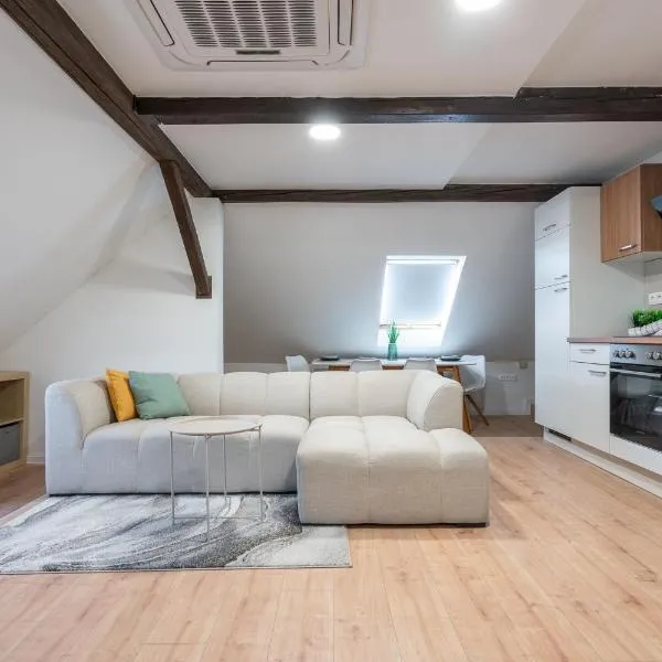B-Home Apartments - Štýlový podkrovný apartmán 74 m2, hotel sa Trenčín