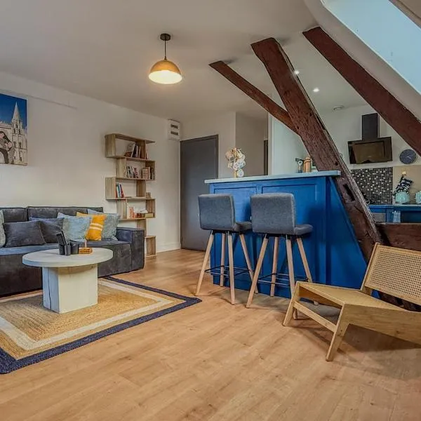 Duplex T3 en centre-ville avec très belle vue, hotel di Chartres