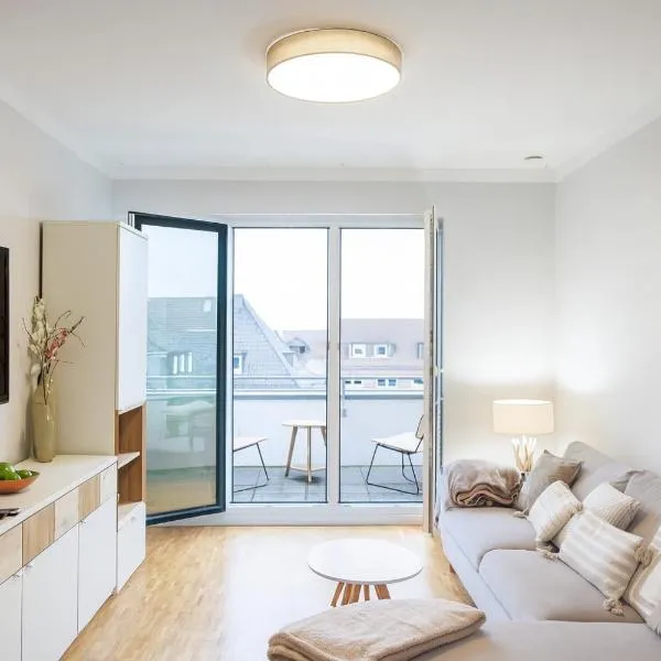 PrimeLoft "Frische Brise" - Penthouse - Fahrstuhl - modern & geräumig - Familien - Dachterasse - Tiefgarage, hotel in Büsum